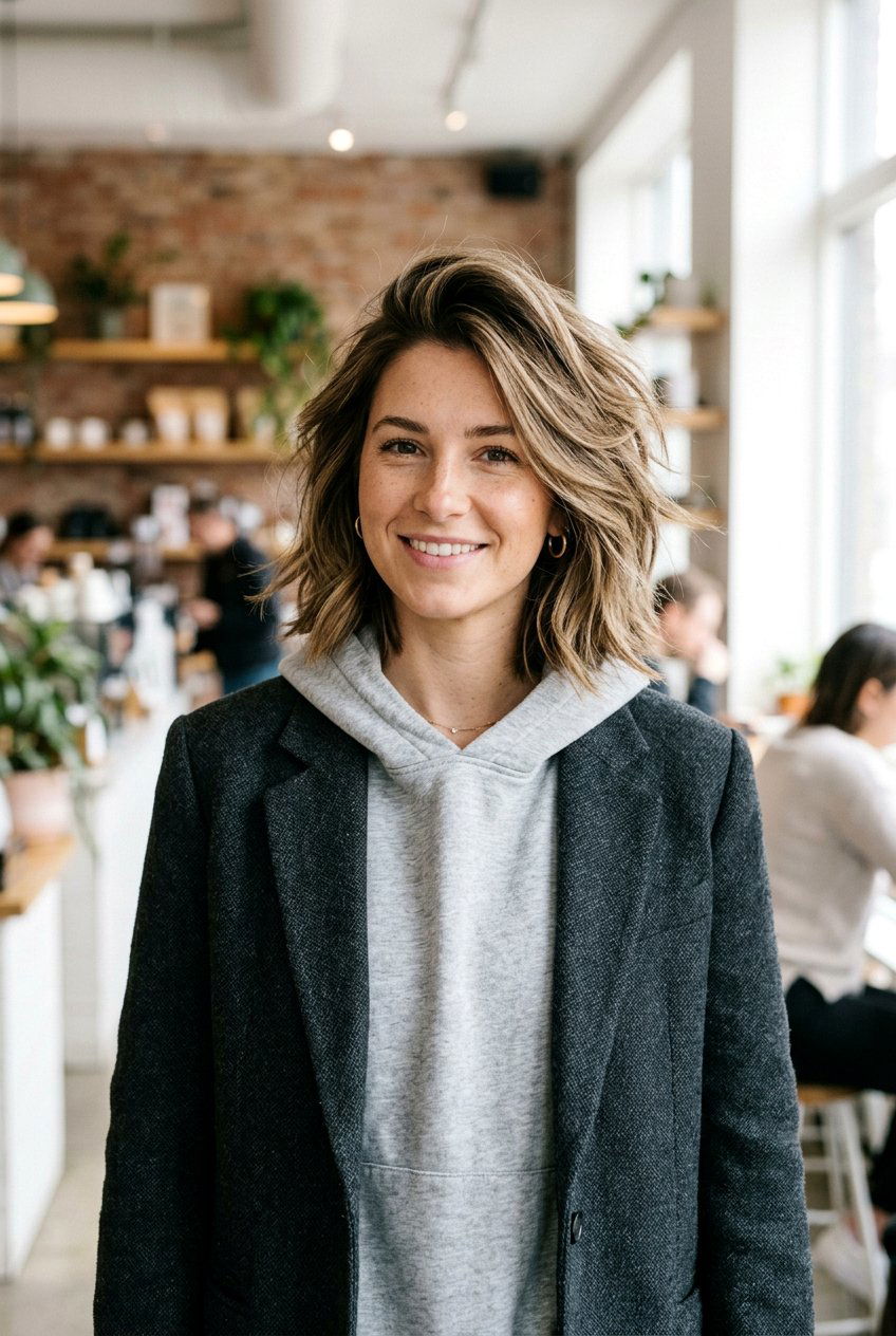 Textured Layered Blowout - 20 celebrity blowout with layers - 20 celebrity blowout with layers