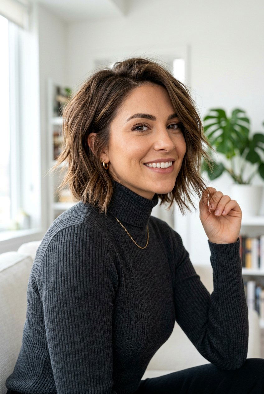 Textured Layered Bob - 20 soccer mom bob with layers - 20 soccer mom bob with layers