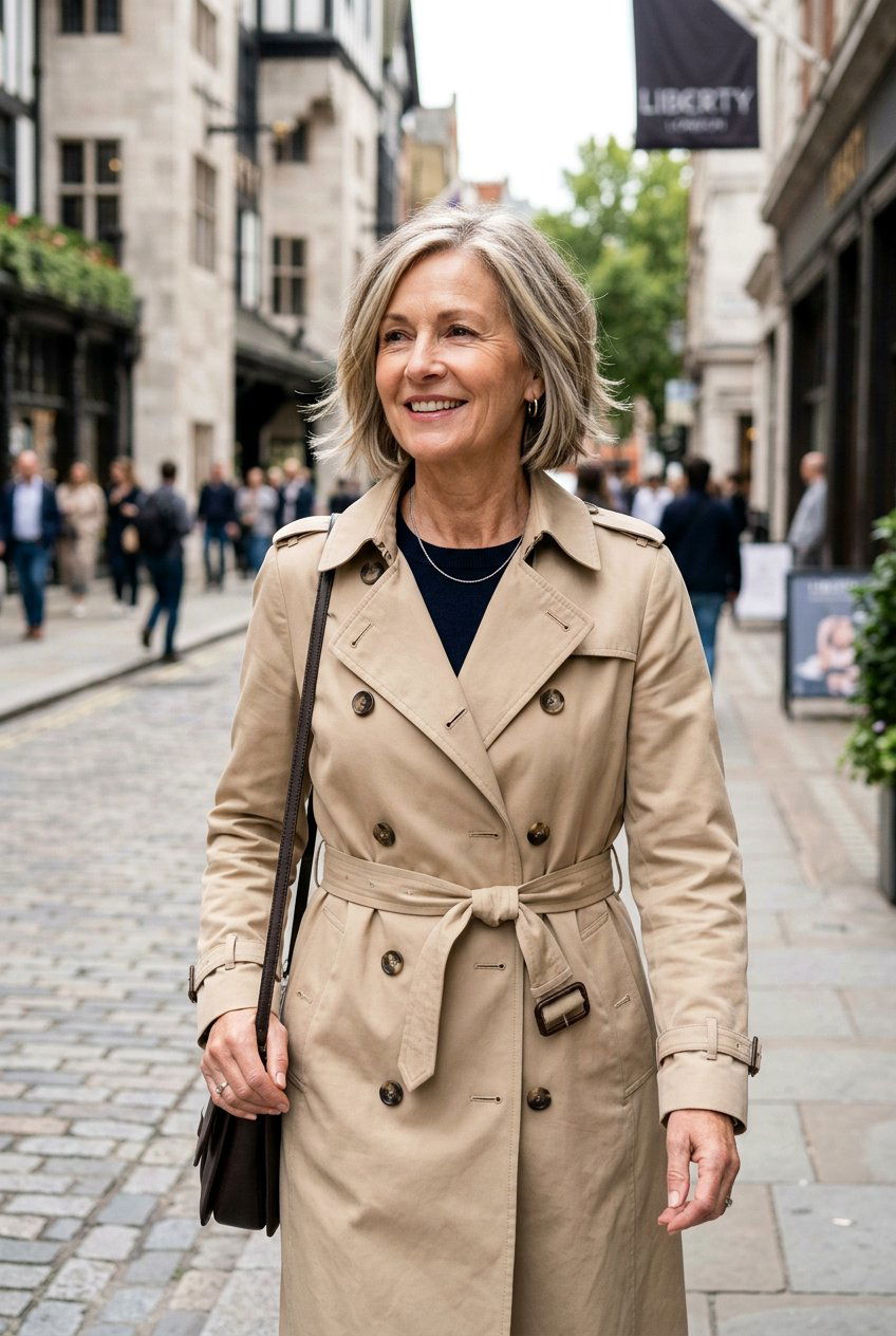 Textured Layered Bob - 20 low maintenance layered bob for mature women