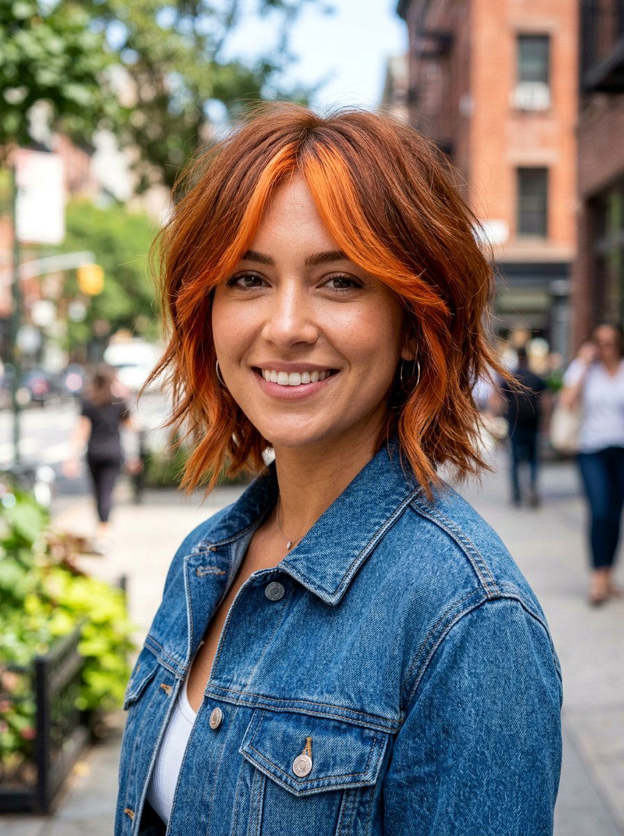 Textured Layered Bob Copper Money Piece - 20 copper money piece for layered bob - 20 copper money piece for layered bob