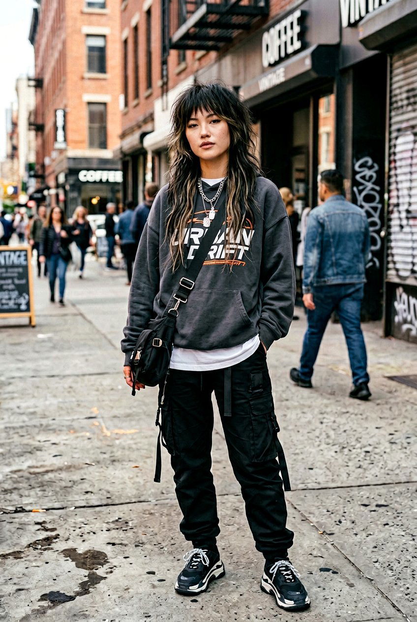 Textured Layered Jellyfish Haircut With Choppy Ends - 20 layered jellyfish haircut - 20 layered jellyfish haircut