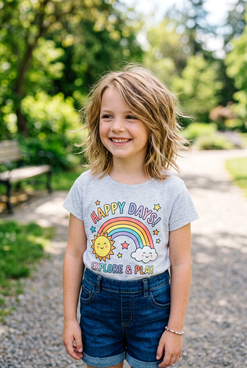 Textured Layered Lob For Kids - 20 little girls layered lob haircut - 20 little girls layered lob haircut