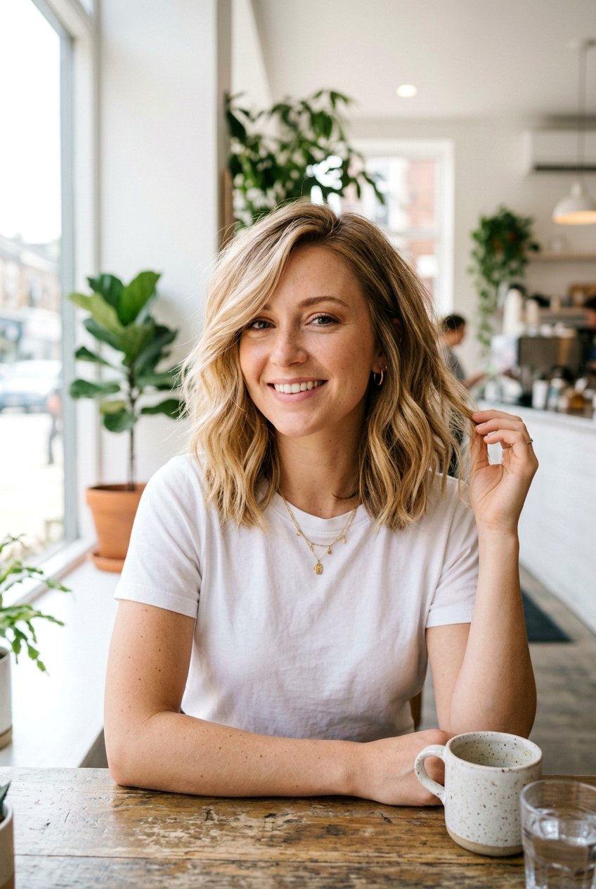 Textured Layered Long Bob For Fine Hair - 20 layered long bob for women - 20 layered long bob for women