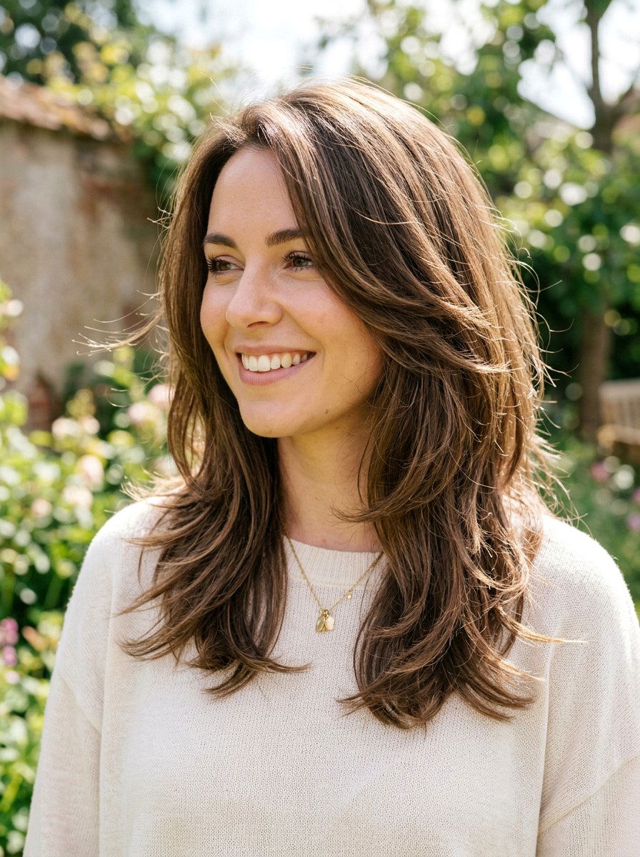 Textured Layered Shoulder Length Hair - 20 shoulder length haircut for damaged hair - 20 shoulder length haircut for damaged hair