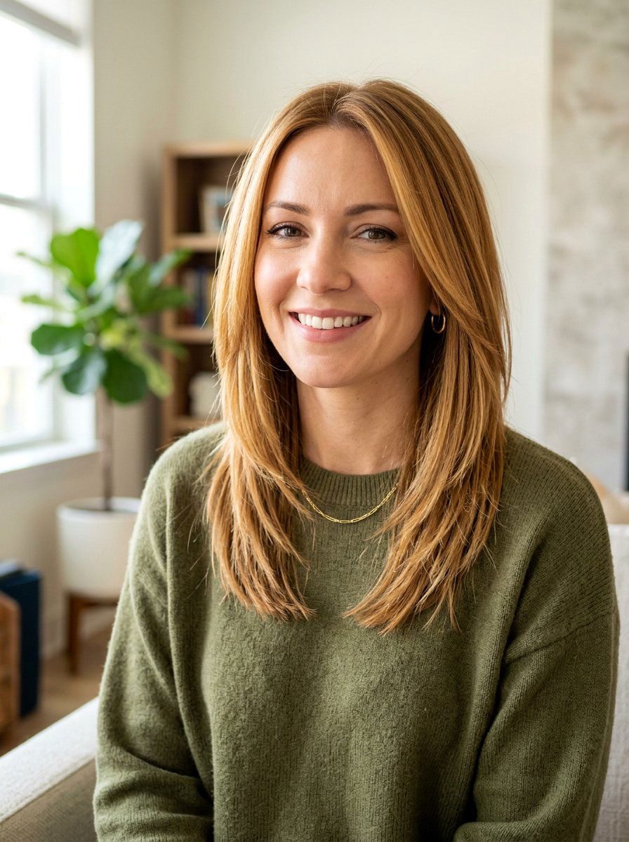 Textured Layered Straight Shoulder Length Haircut - 20 layered straight shoulder length haircut - 20 layered straight shoulder length haircut