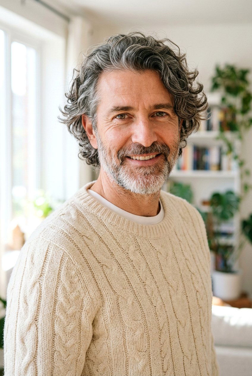 Textured Layers For Wavy Hair - 20 long layers haircut for older men - 20 long layers haircut for older men