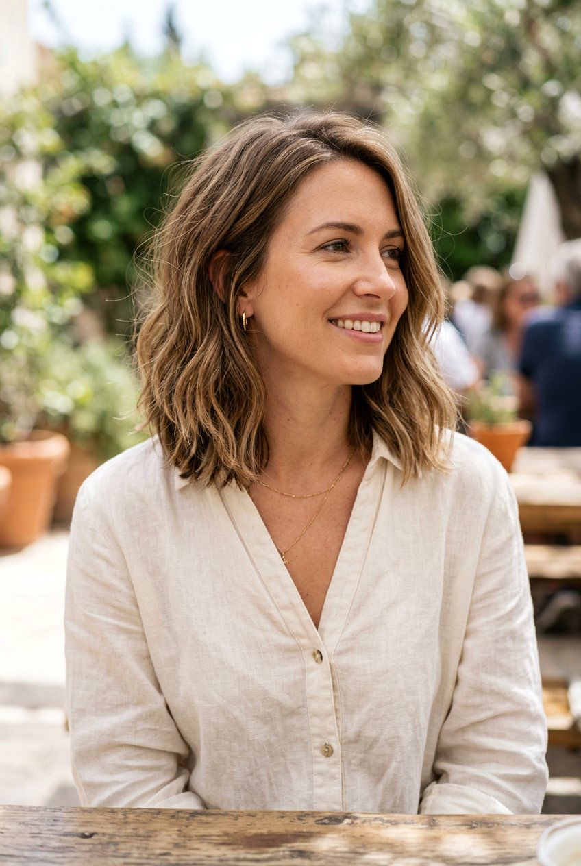 Textured Lob - 20 modern haircut ideas for women - 20 modern haircut ideas for women