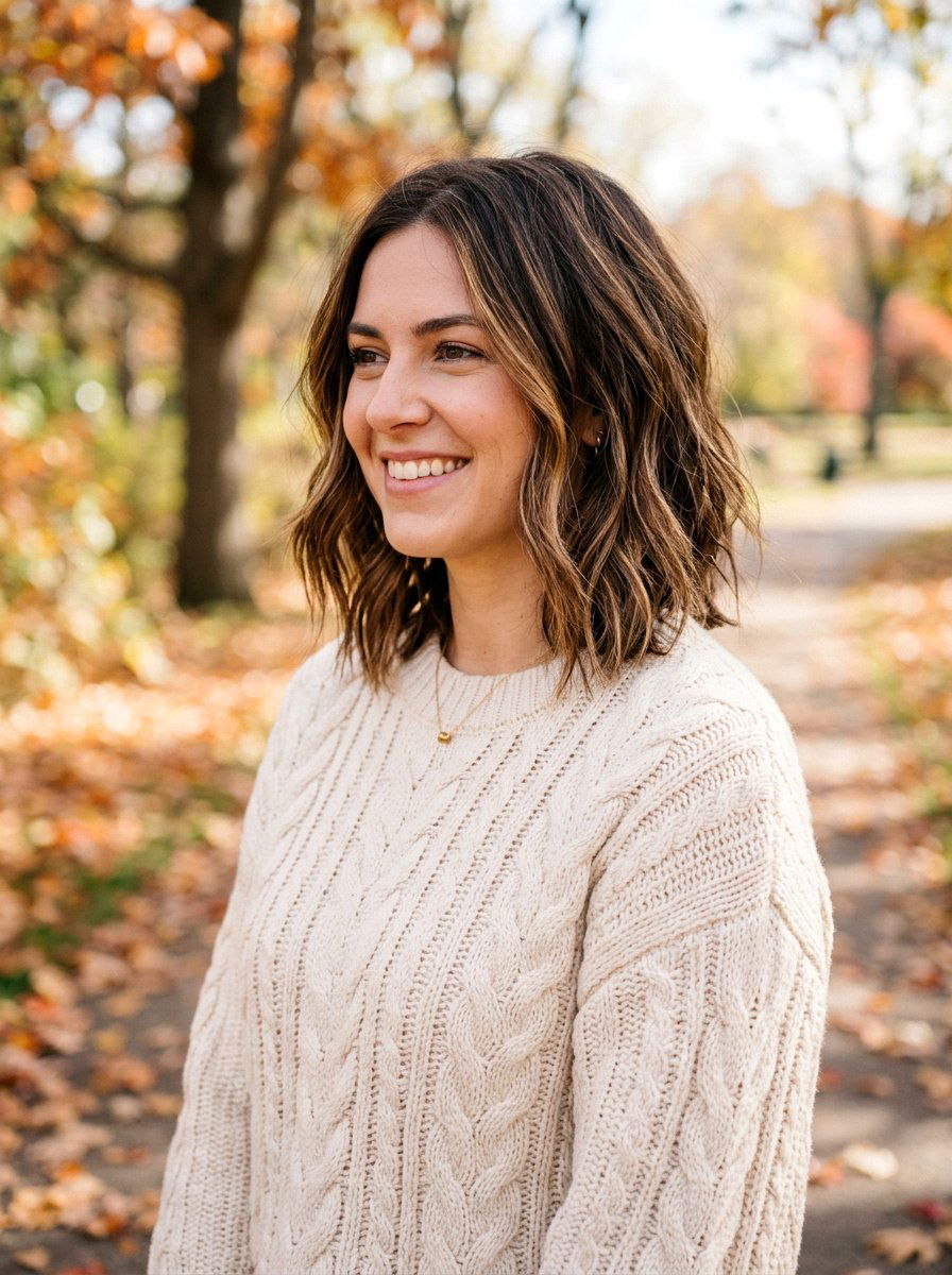 Textured Lob - 20 viral hairstyle ideas for women - 20 viral hairstyle ideas for women