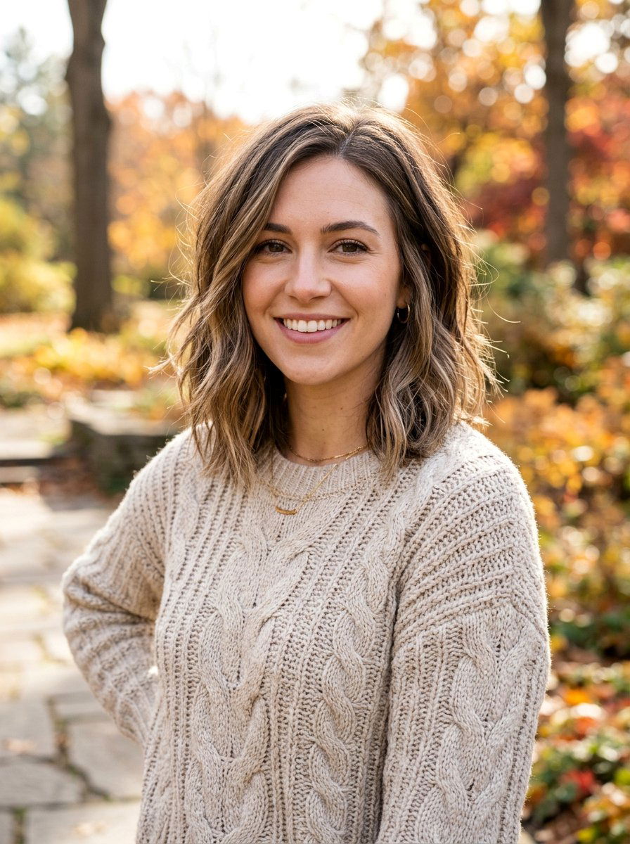 Textured Lob Haircut - 20 polished haircut for mature women - 20 polished haircut for mature women