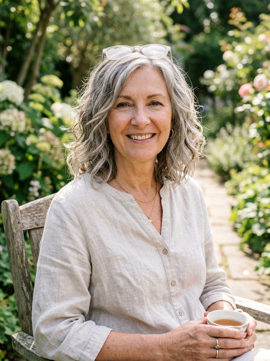 Textured Lob Haircut For Thin Hair - 20 trending haircut ideas for mature women - 20 trending haircut ideas for mature women