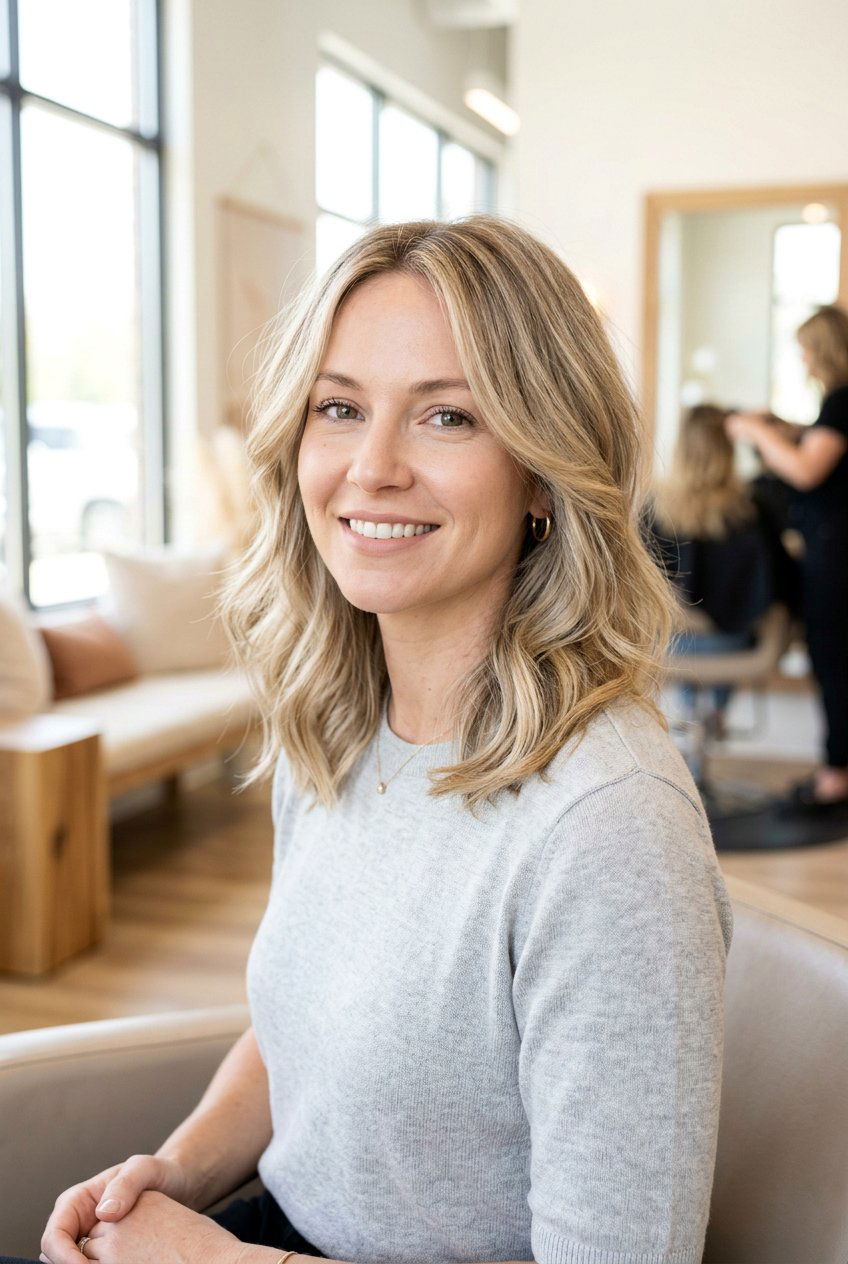 Textured Lob With Layers - 20 flattering layers for thin hair - 20 flattering layers for thin hair