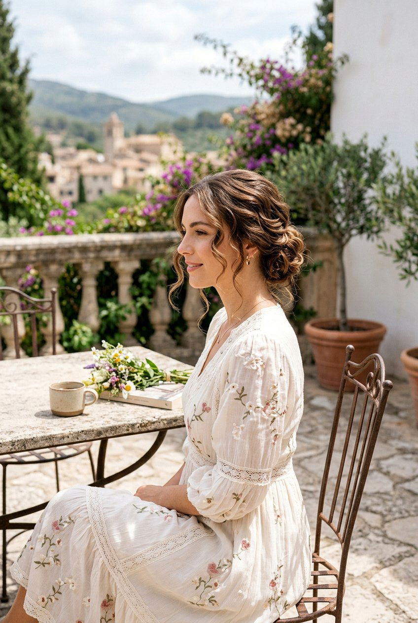 Textured Low Bun With Face Framing Pieces - 20 engagement shoot hairstyles - 20 engagement shoot hairstyles