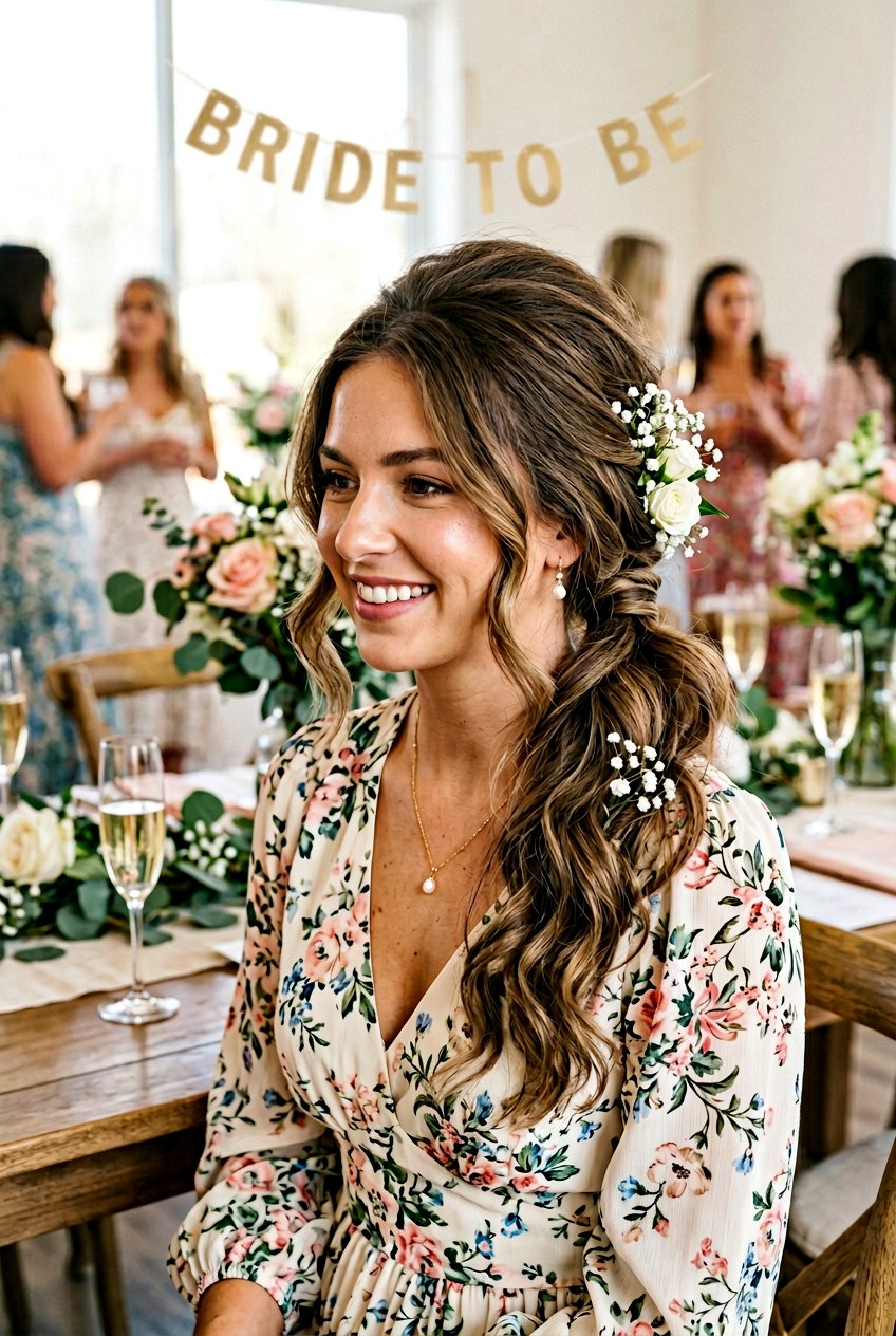 Textured Low Ponytail For Bridal Shower - 20 bridal shower hairstyles - 20 bridal shower hairstyles