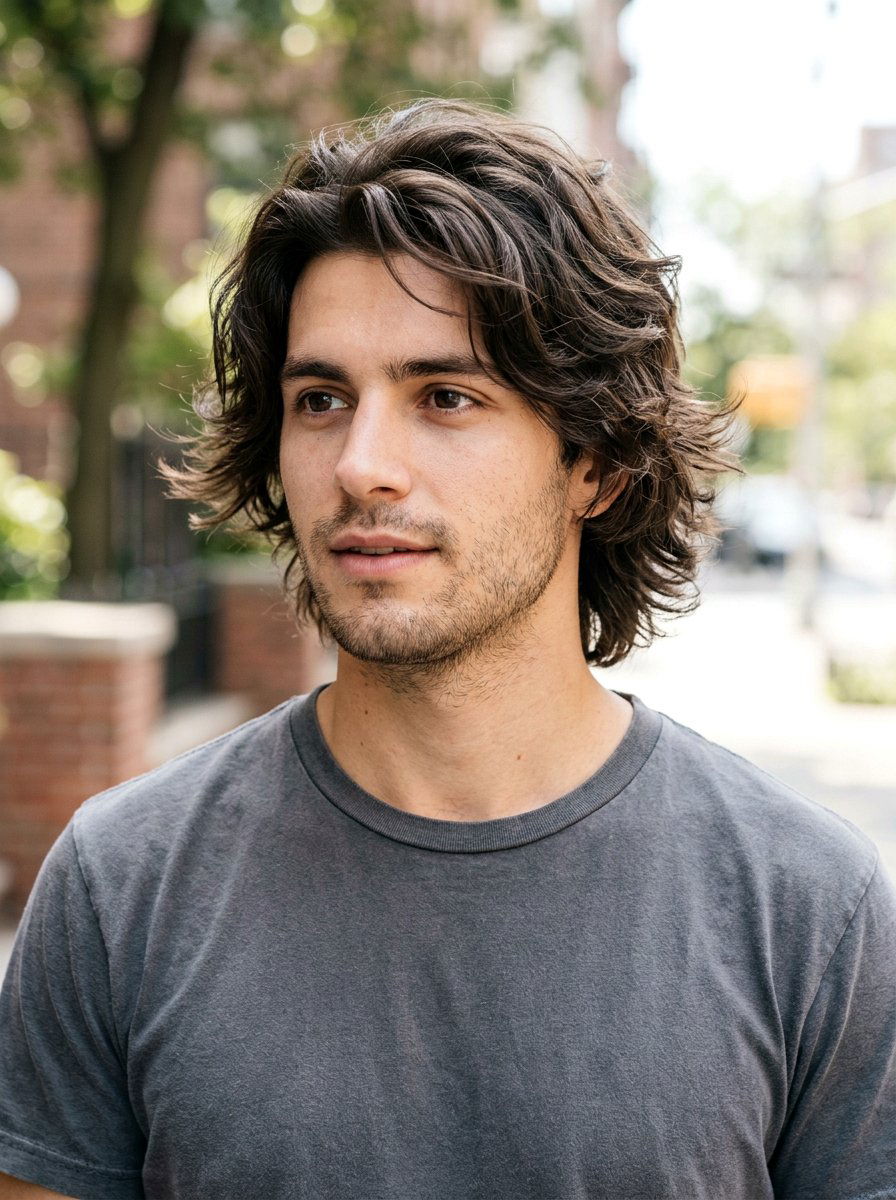 Textured Medium Shag Haircut Men - 20 shaggy haircut men medium length - 20 shaggy haircut men medium length