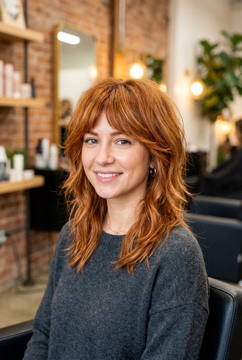 Textured Medium Wolf Cut - 20 medium wolf cut - 20 medium wolf cut