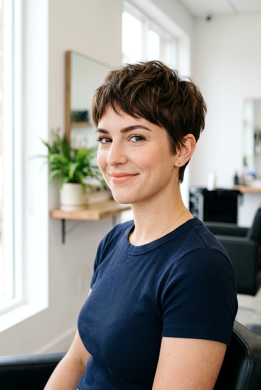 Textured Mod Pixie Haircut - 20 mod pixie haircut - 20 mod pixie haircut