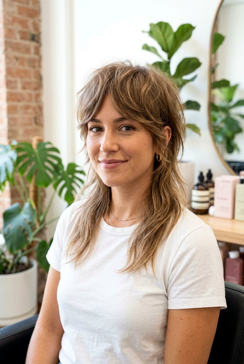 Textured Modern Mullet For Fine Hair - 20 mullet haircut for fine hair women - 20 mullet haircut for fine hair women