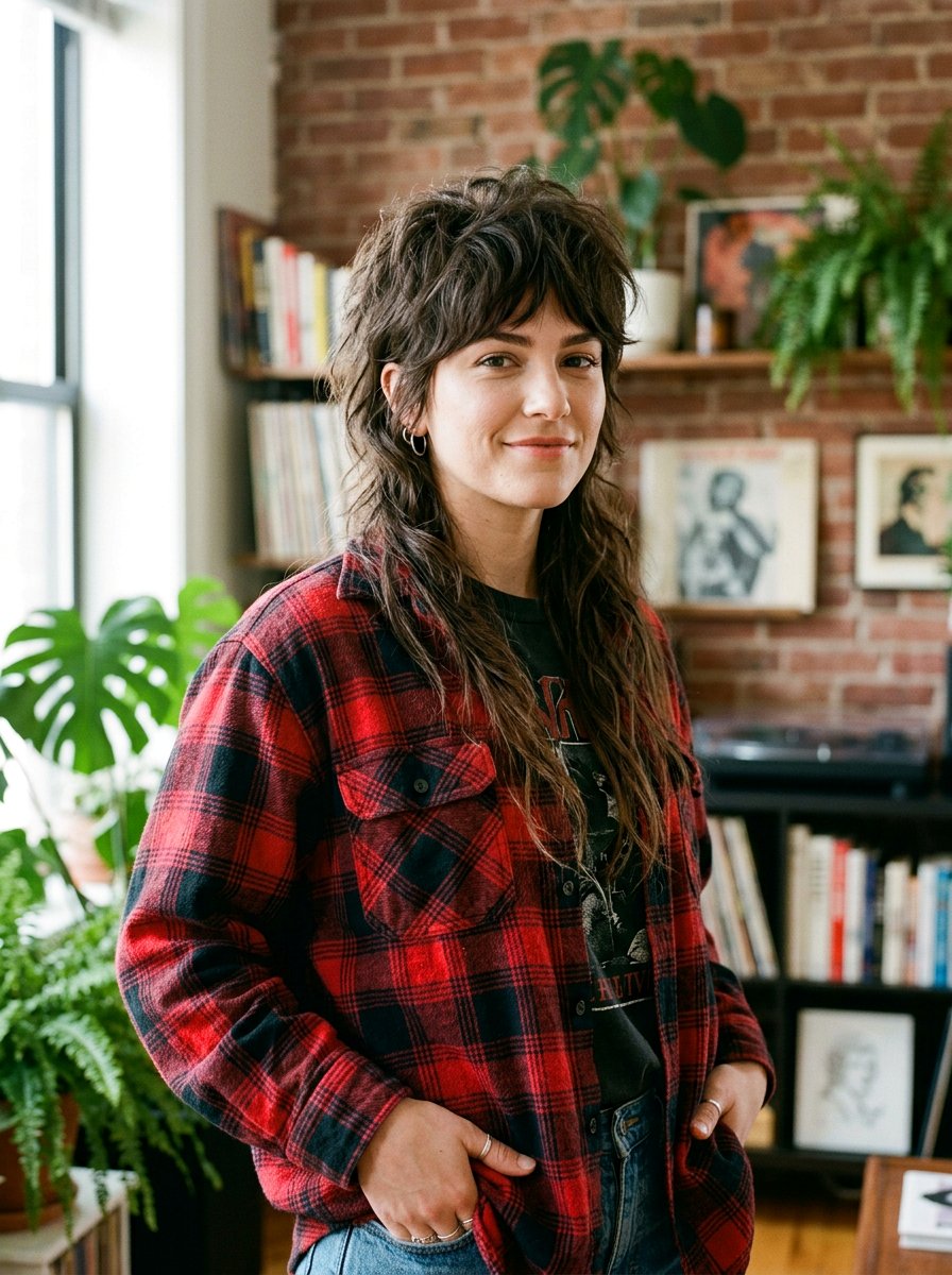 Textured Mullet Grunge Haircut - 20 grunge haircut ideas for women - 20 grunge haircut ideas for women