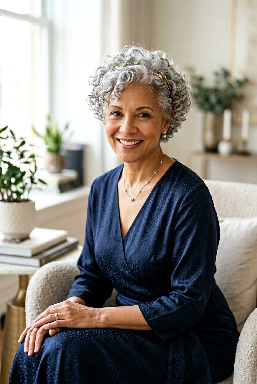 Textured Pixie Curls - 20 curly wedding guest hairstyle for mature women - 20 curly wedding guest hairstyle for mature women