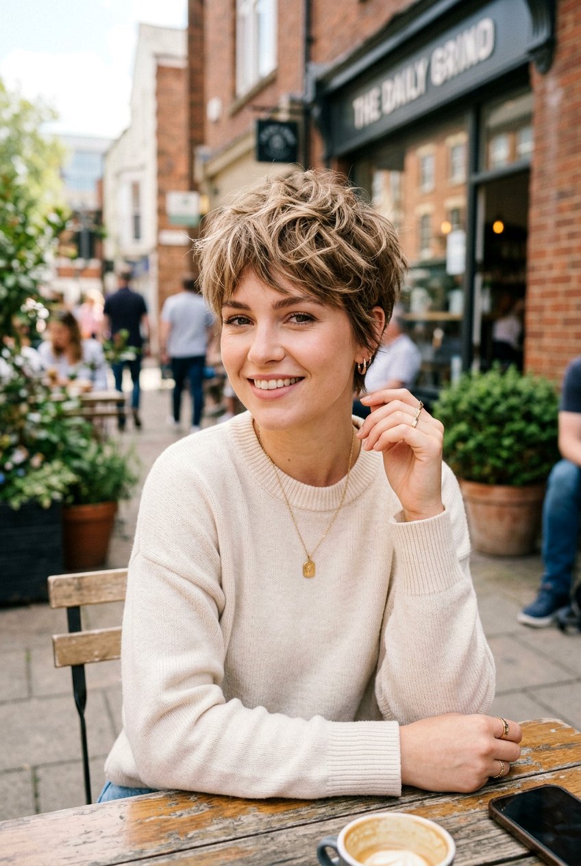 Textured Pixie Cut - 20 minimalist haircuts for women - 20 minimalist haircuts for women