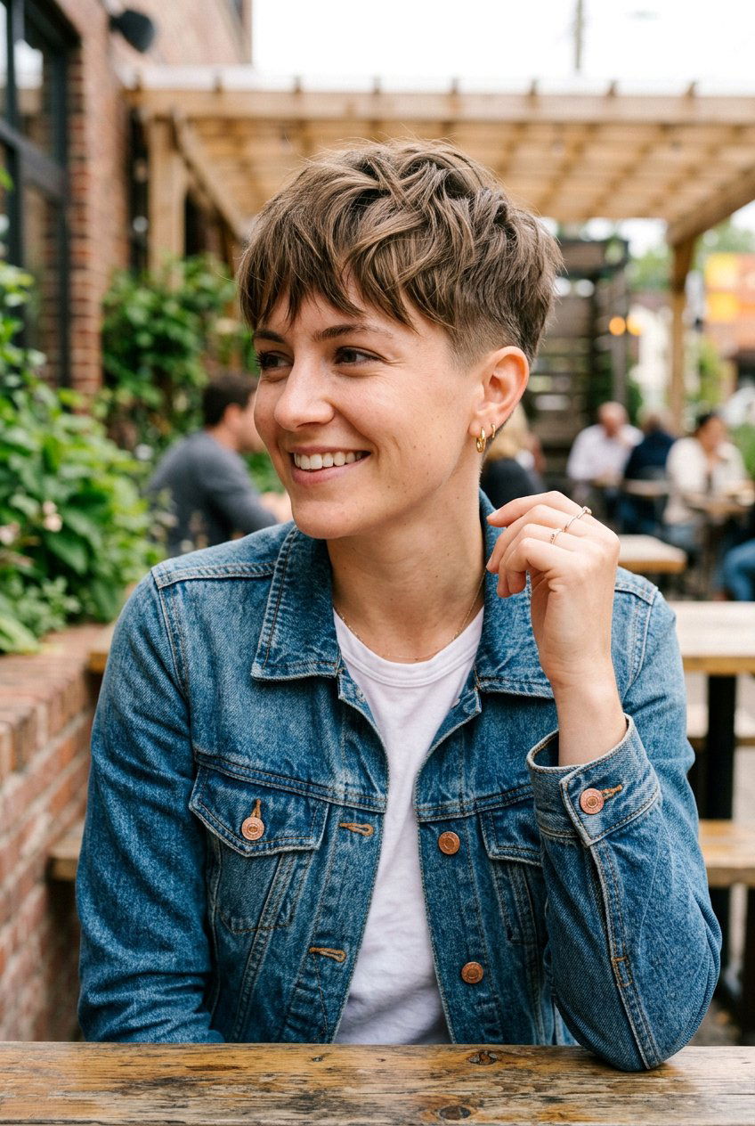 Textured Pixie Cut - 20 best thick hair haircut ideas - 20 best thick hair haircut ideas