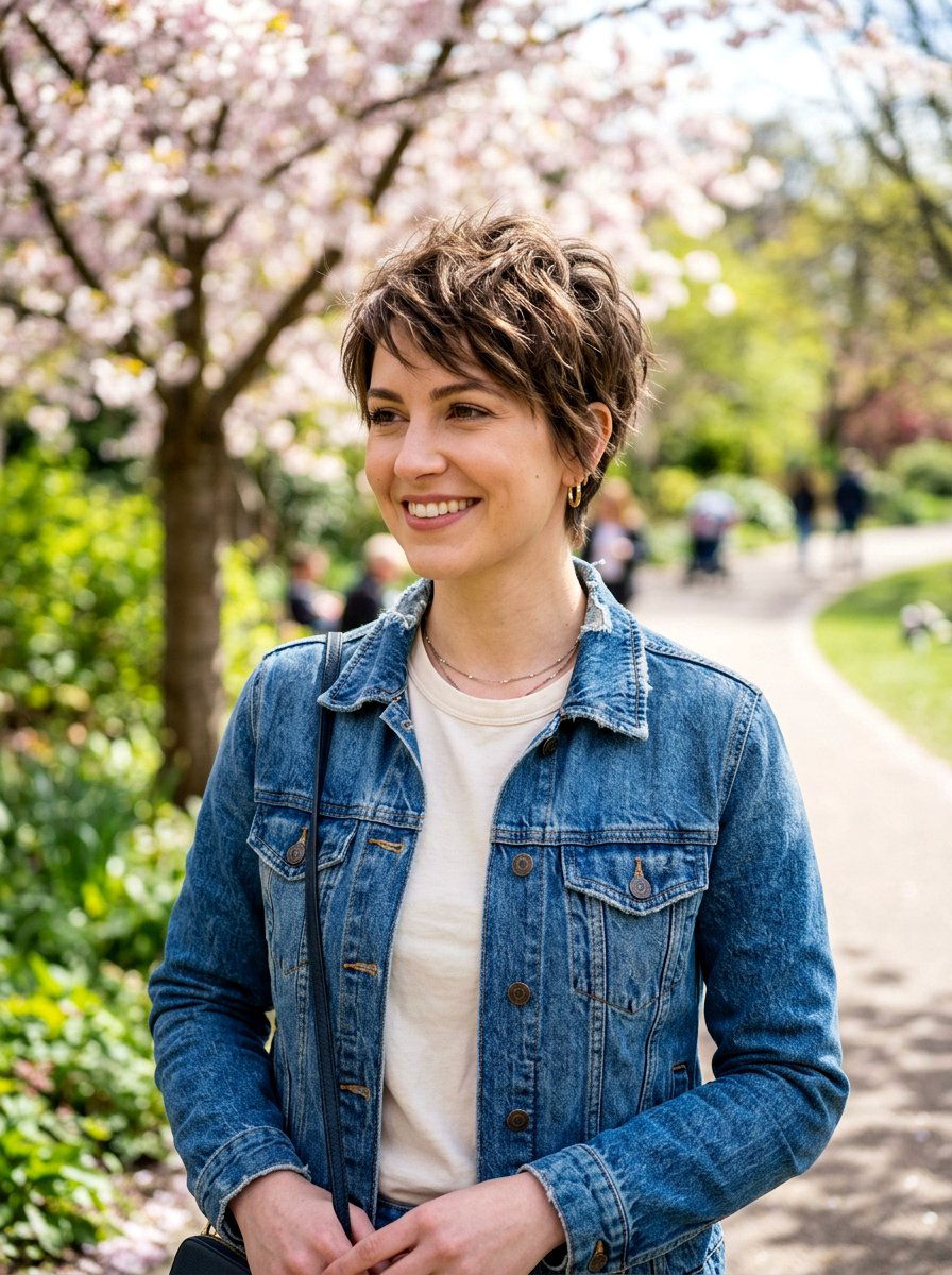Textured Pixie Cut - 20 haircut to fix awkward grow out stage - 20 haircut to fix awkward grow out stage