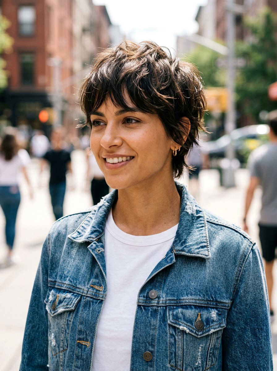 Textured Pixie Cut - 20 roundup haircut and hair color ideas - 20 roundup haircut and hair color ideas