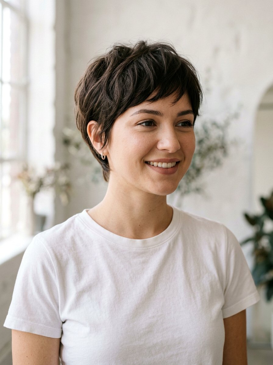 Textured Pixie Cut - 20 short hairstyle ideas for women - 20 short hairstyle ideas for women