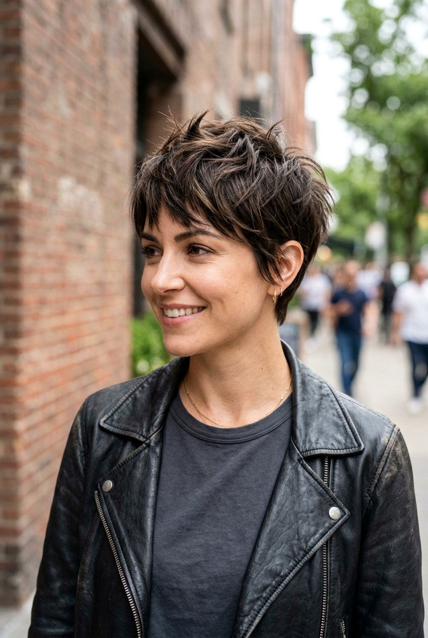 Textured Pixie Cut - 30 popular short hairstyles for women - 30 popular short hairstyles for women