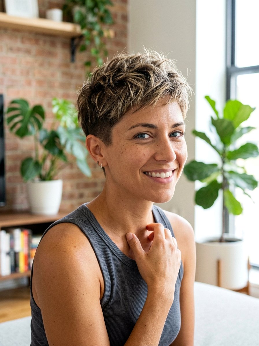 Textured Pixie Cut For Damaged Hair - 20 haircut for chemically treated hair - 20 haircut for chemically treated hair