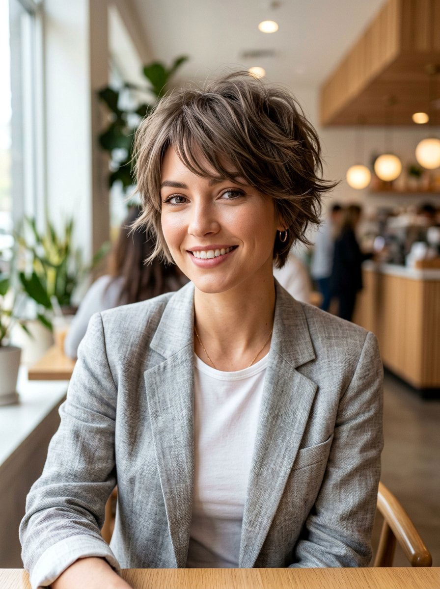 Textured Pixie Cut For Oval Face Women - 20 short haircut for oval face women - 20 short haircut for oval face women