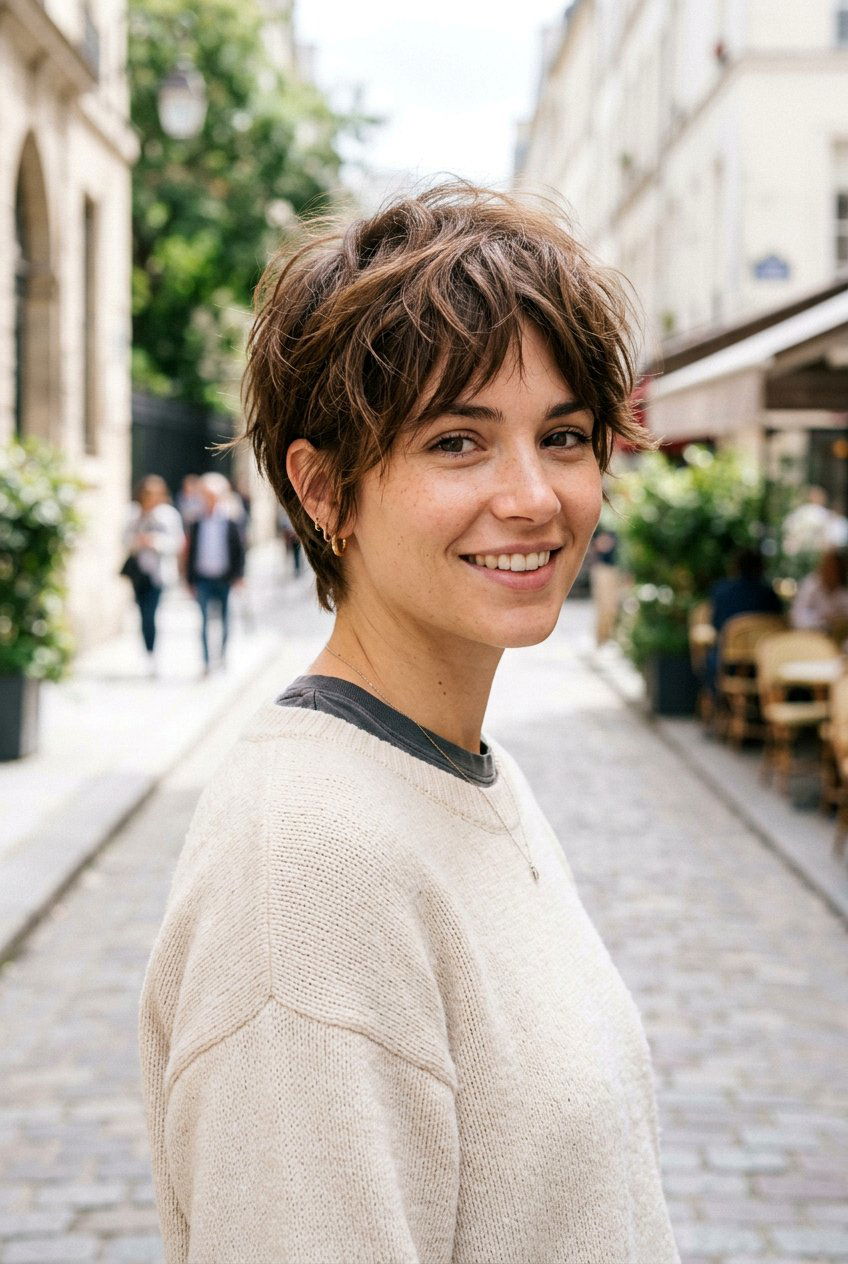 Textured Pixie Cut With Choppy Layers - 20 classic pixie cut for women - 20 classic pixie cut for women