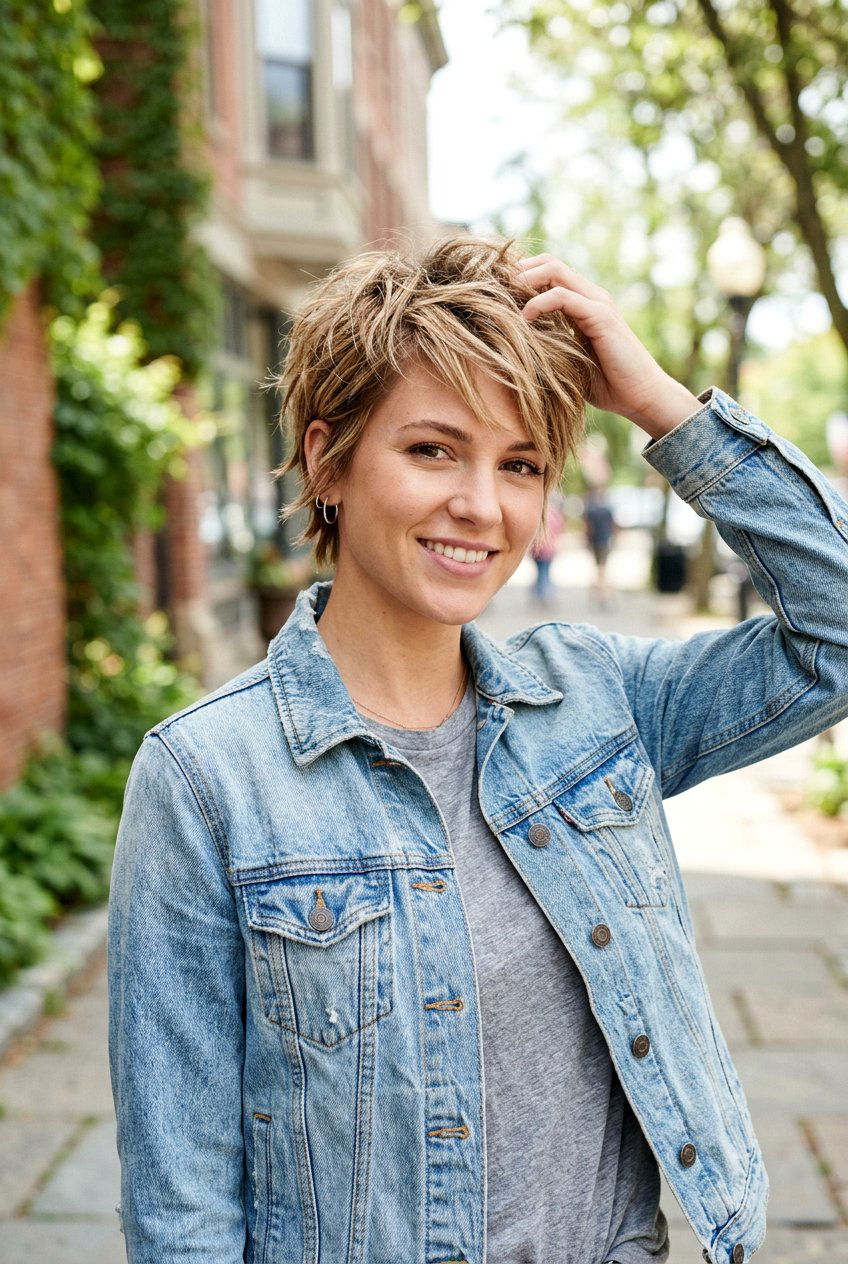 Textured Pixie Cut - 20 bold short haircut for women - 20 bold short haircut for women
