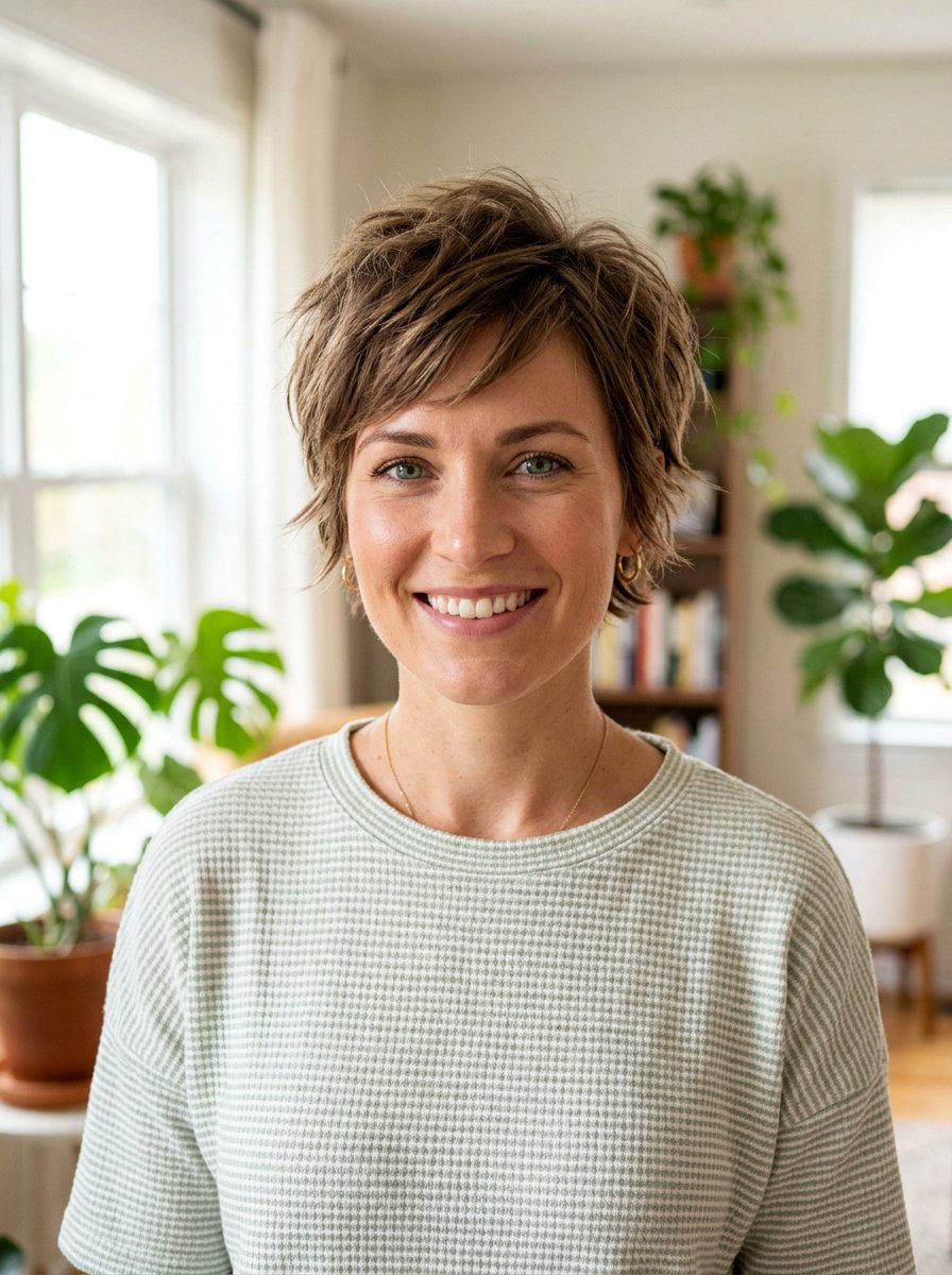 Textured Pixie For Square Face - 20 short haircut for square face women - 20 short haircut for square face women