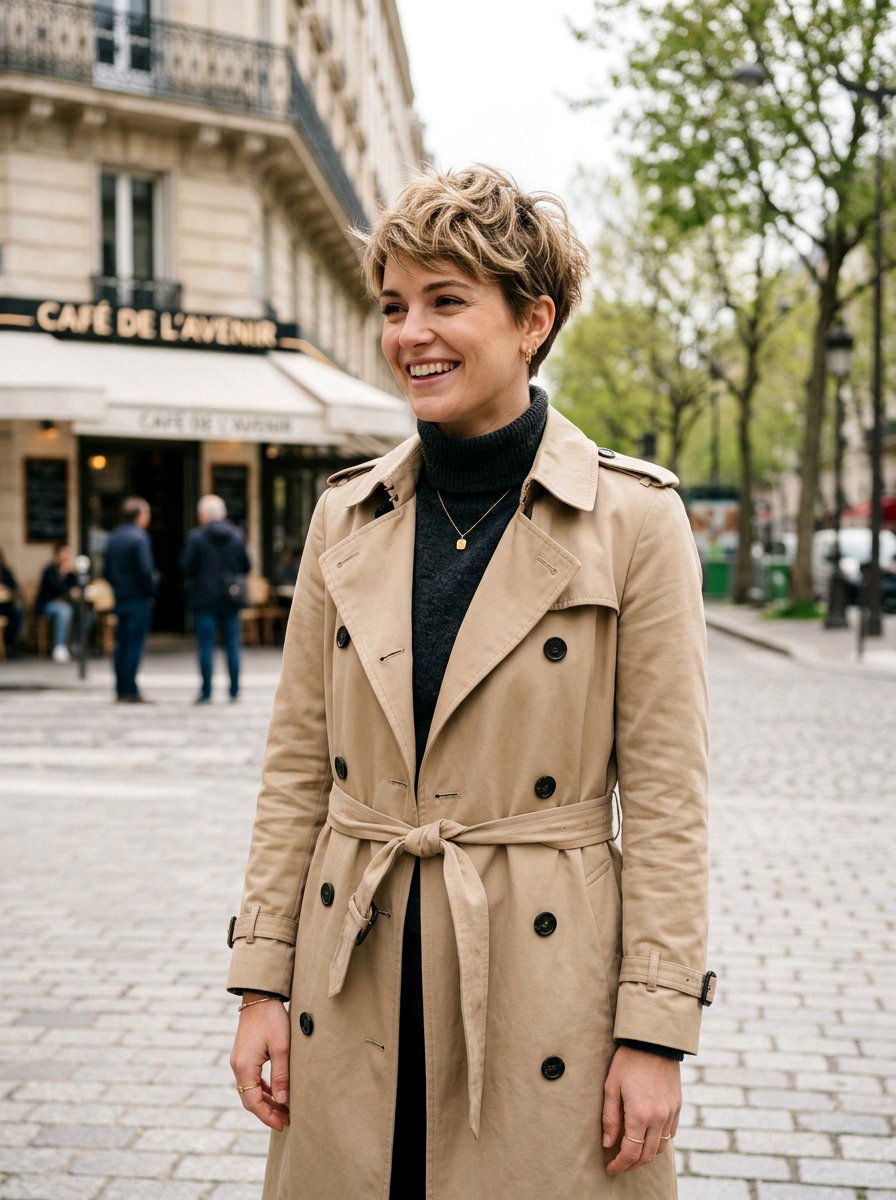 Textured Pixie Haircut - 20 trendy haircut for women 2026 - 20 trendy haircut for women 2026