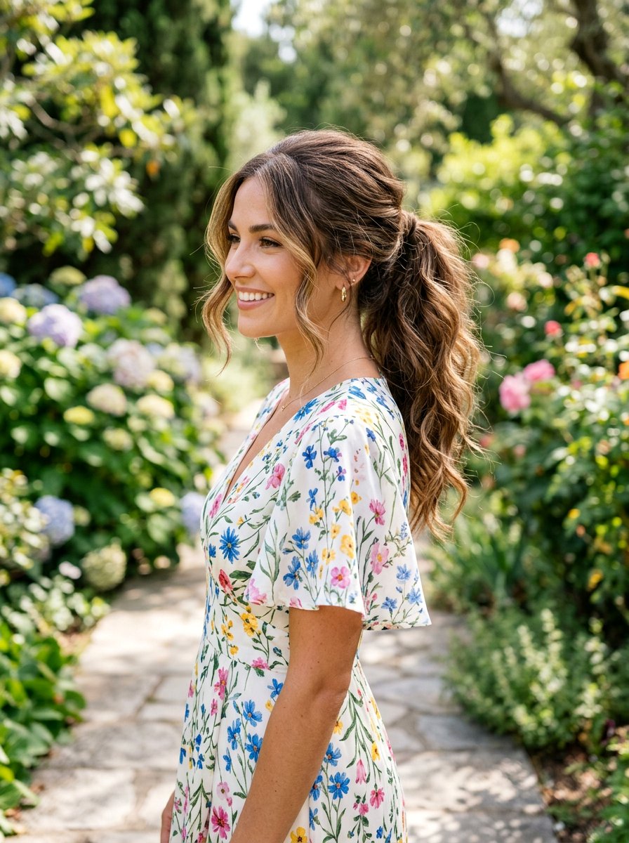 Textured Ponytail - 20 red carpet ponytail hairstyle - 20 red carpet ponytail hairstyle