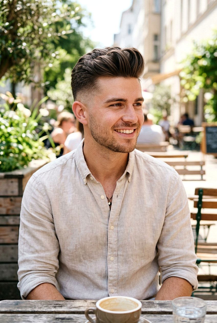 Textured Quiff Thin Crown - 20 men haircut for thin crown - 20 men haircut for thin crown