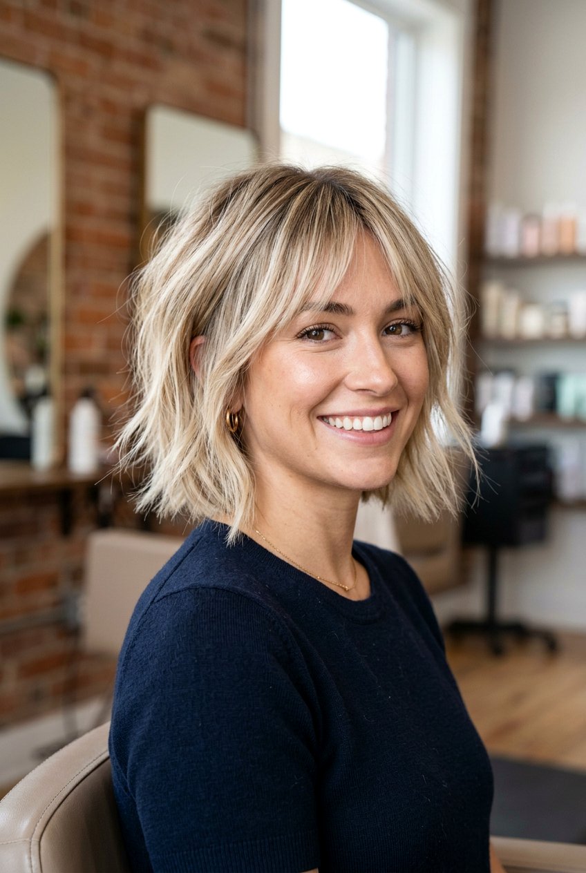 Textured Razor Cut Bob - 20 razor cut bob haircut - 20 razor cut bob haircut