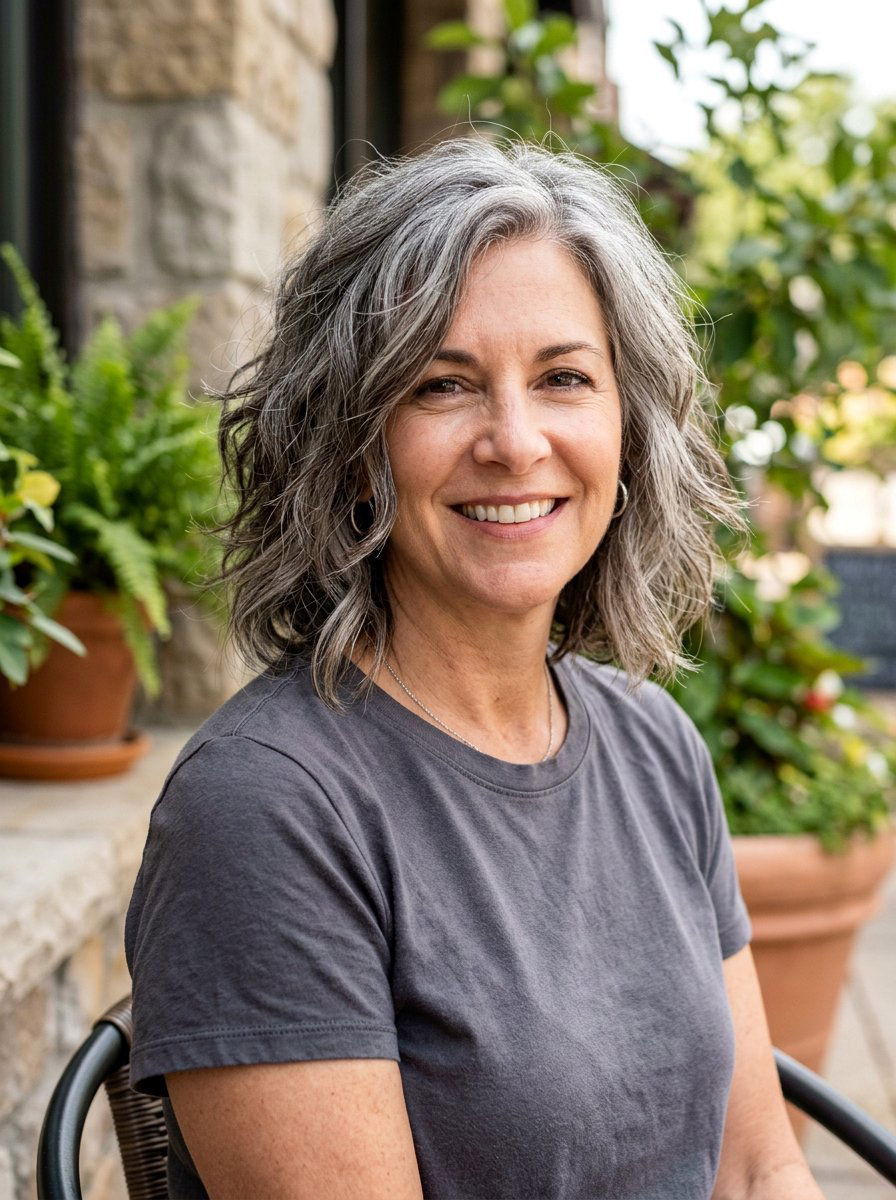 20 Gorgeous Salt and Pepper Bob Hairstyles for Older Women