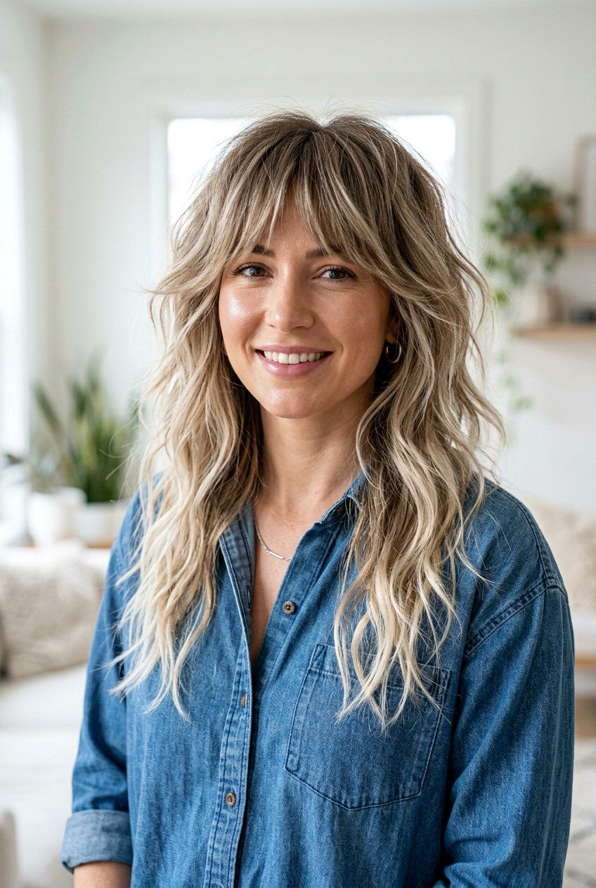 Textured Shag For Thick Hair - 20 modern shag for mature women - 20 modern shag for mature women