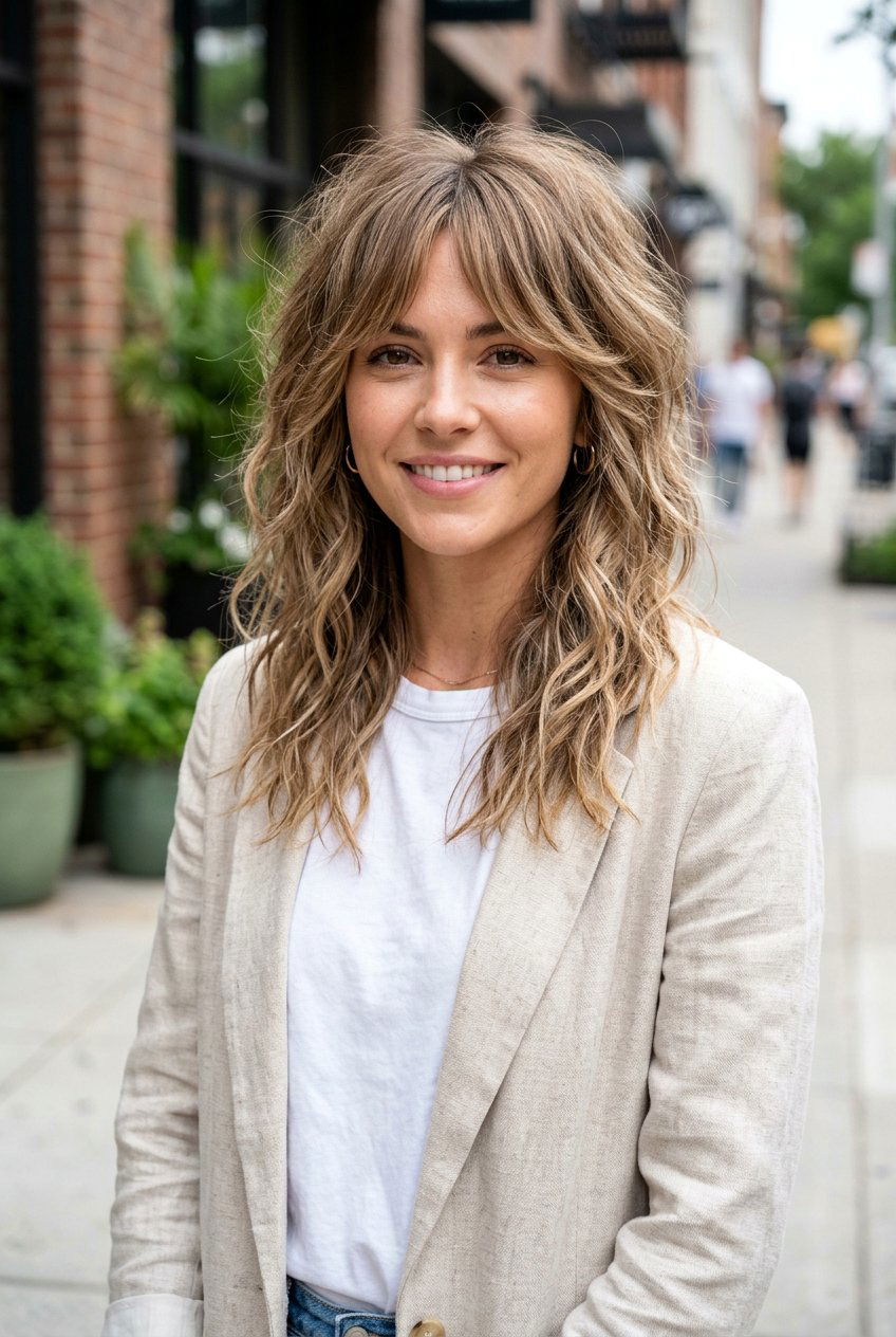 Textured Shag Haircut - 20 sophisticated hairstyles for women - 20 sophisticated hairstyles for women