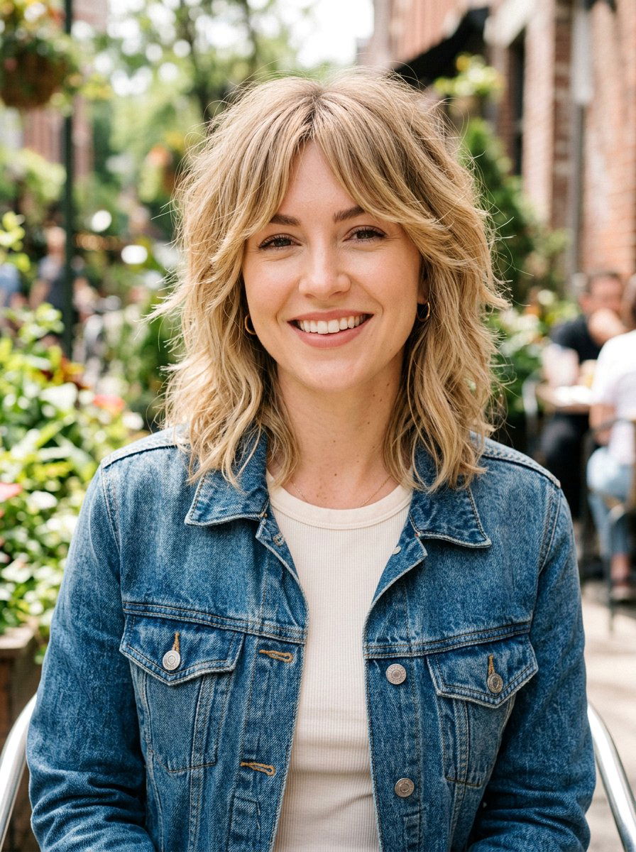 Textured Shag Shoulder Length - 20 elegant shoulder length haircut with layers - 20 elegant shoulder length haircut with layers