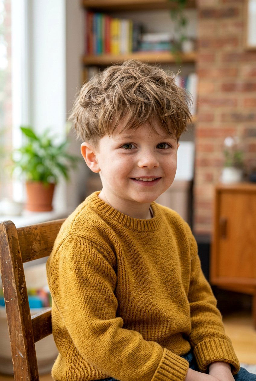 Textured Shag Taper - 20 little boy long top short sides haircut - 20 little boy long top short sides haircut
