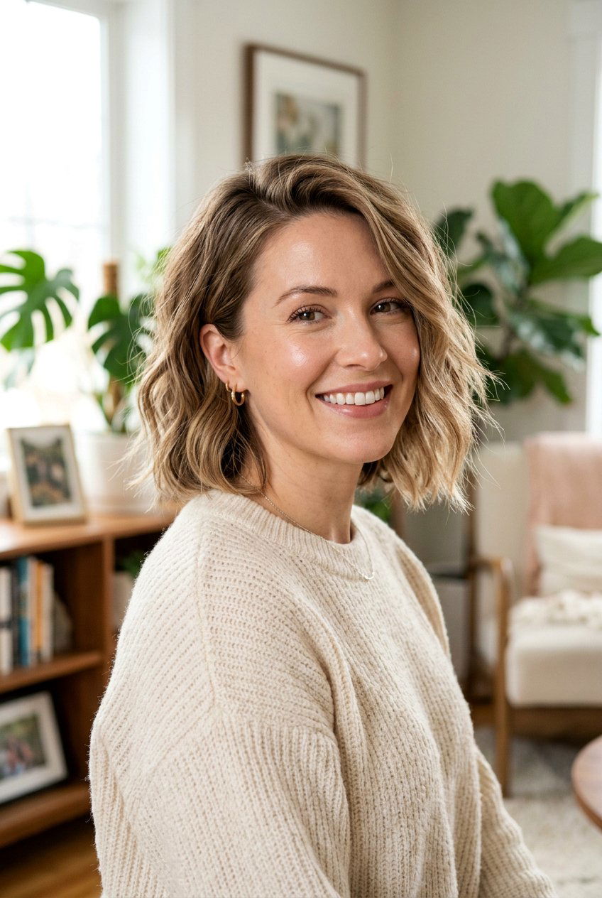 Textured Shoulder Grazing Bob Haircut - 20 shoulder grazing bob haircut - 20 shoulder grazing bob haircut