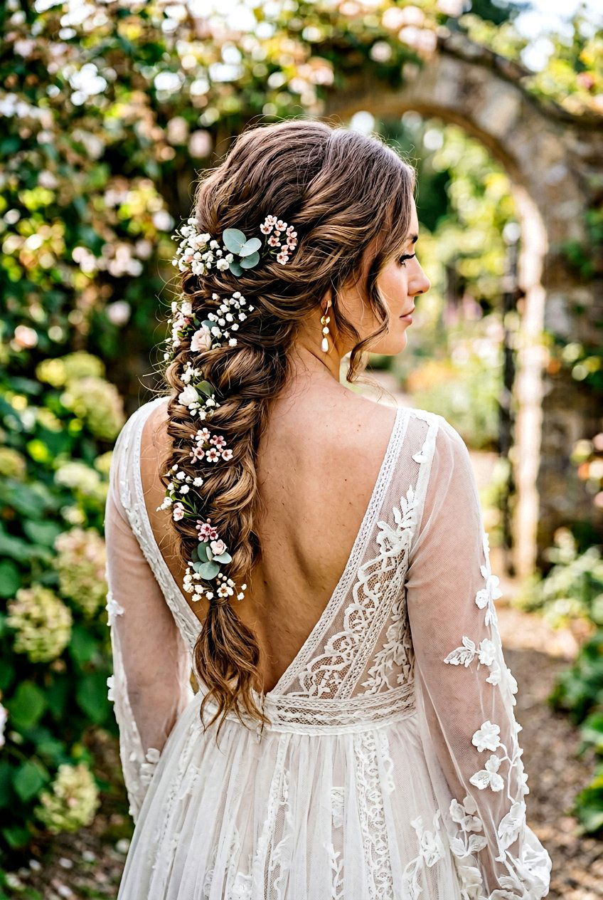 20 Gorgeous Bridal Hairstyle With Side Part For Your Big Day