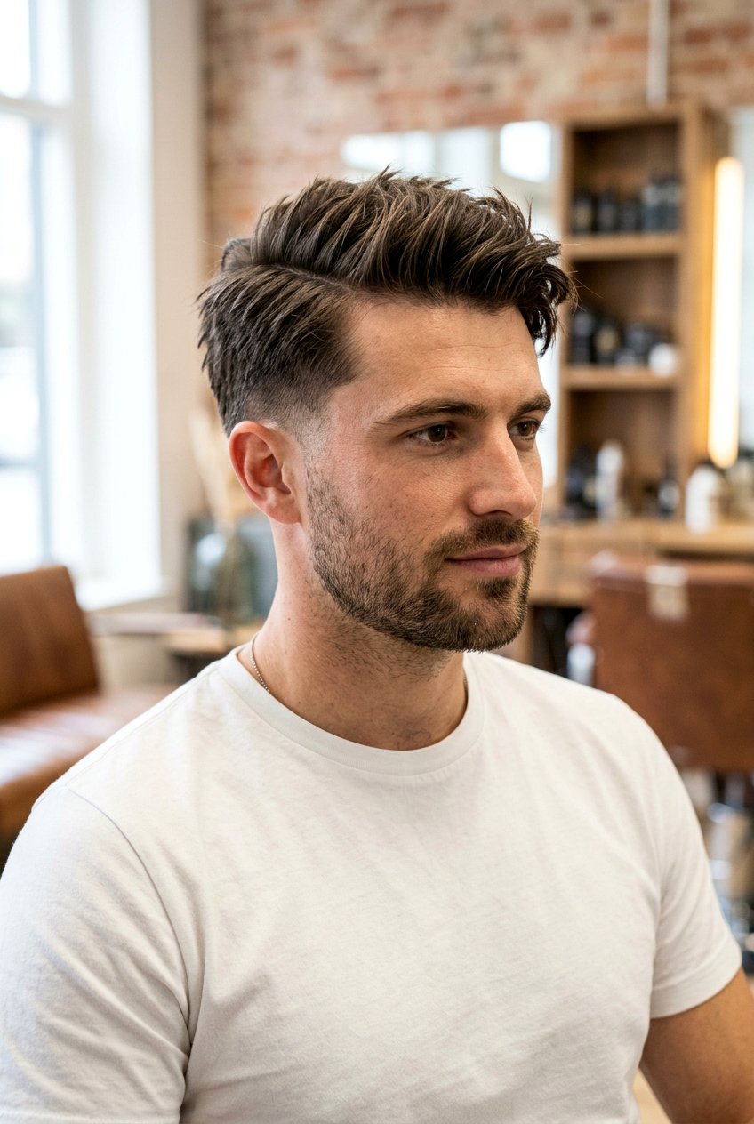 Textured Side Part - 20 classic mens side part haircut - 20 classic men’s side part haircut