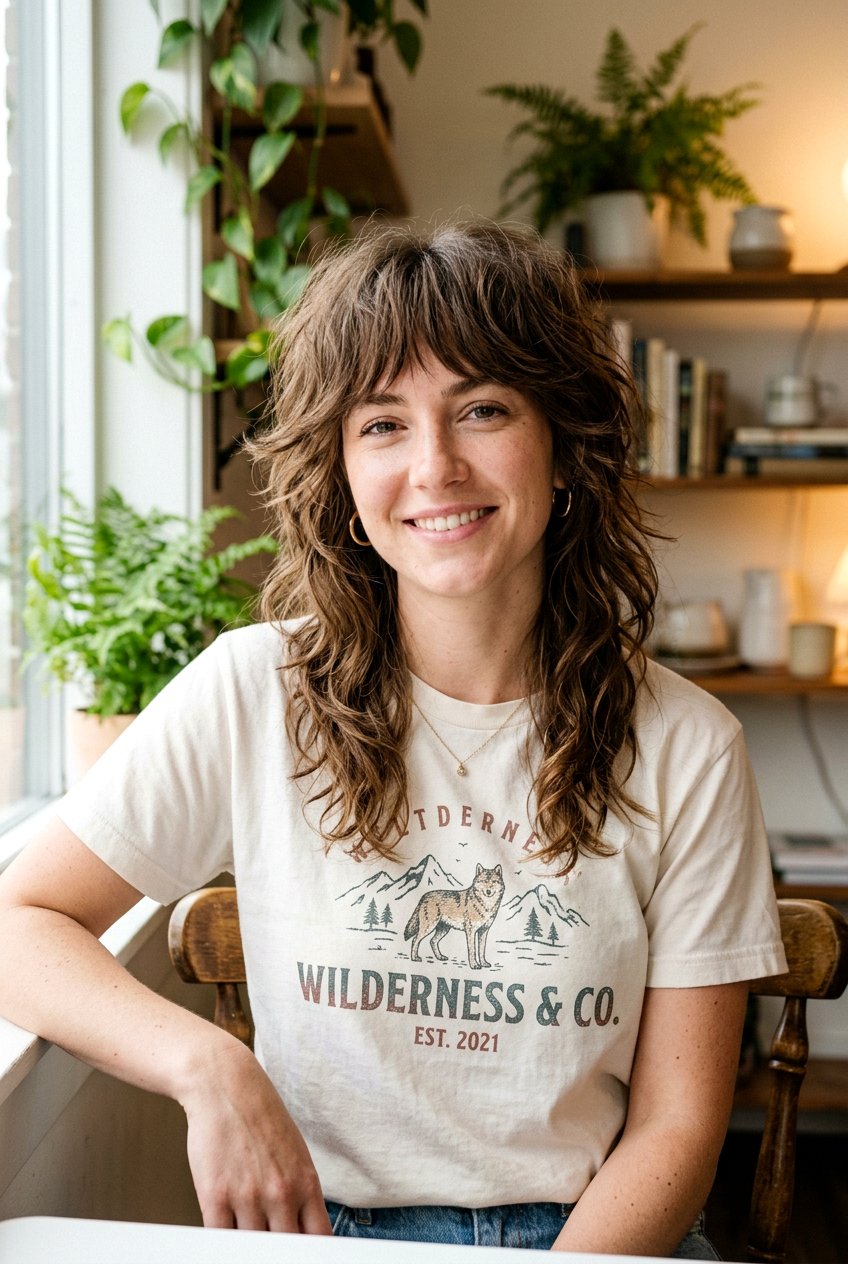 Textured Spring Wolf Cut - 20 spring hairstyles for women - 20 spring hairstyles for women