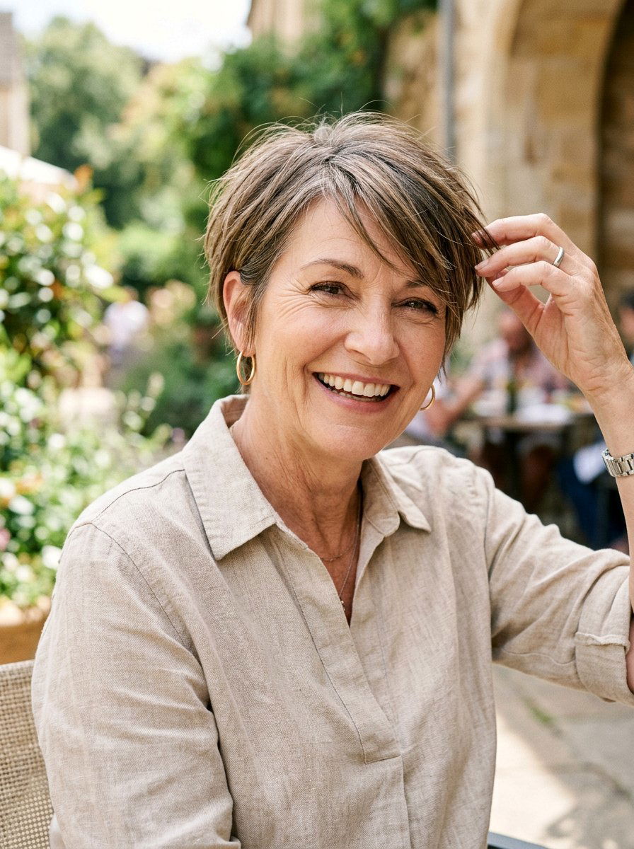 Textured Straight Pixie Bob - 20 straight pixie bob for mature women - 20 straight pixie bob for mature women