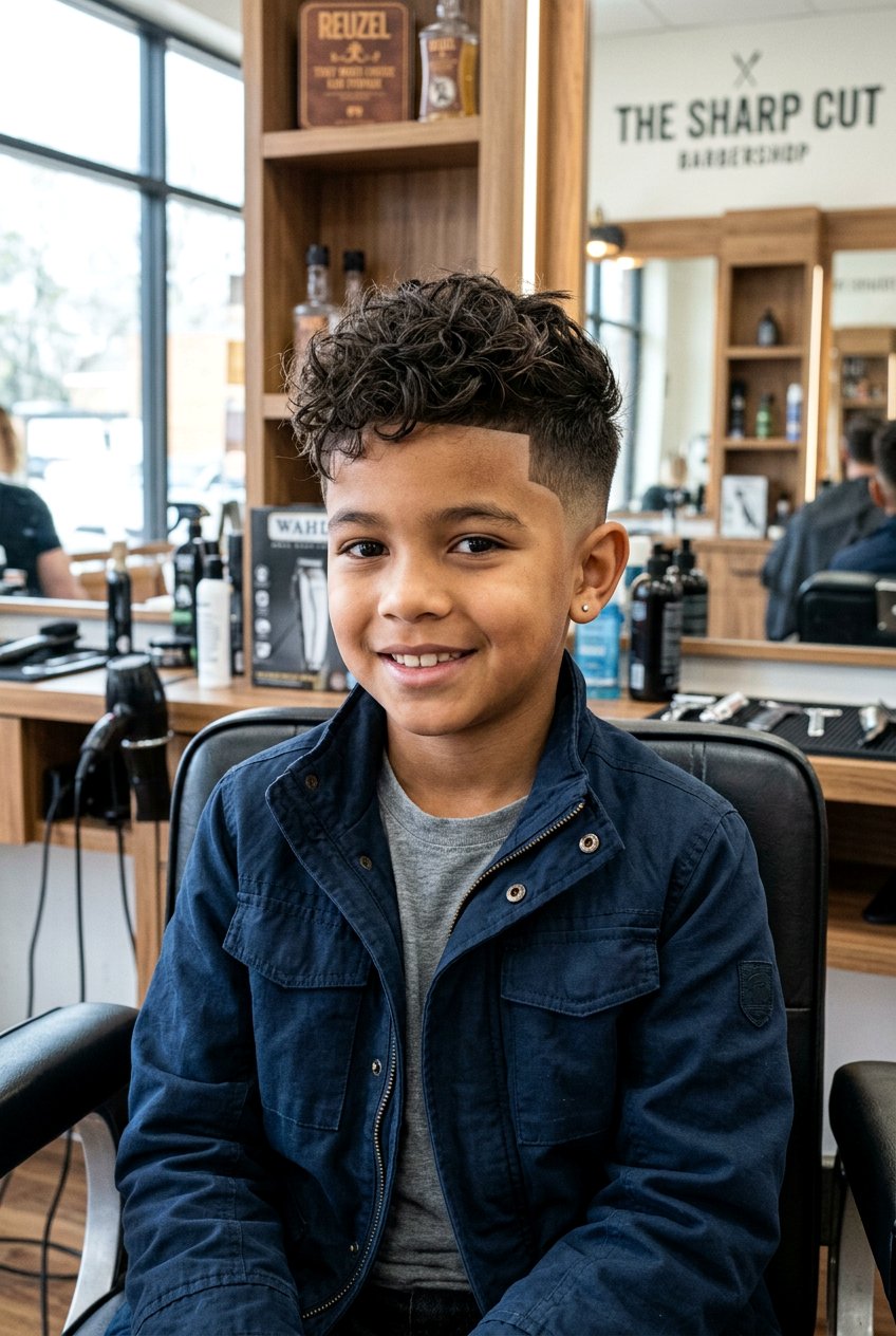 Textured Taper Fade - 20 boys haircut with textured layers - 20 boys haircut with textured layers