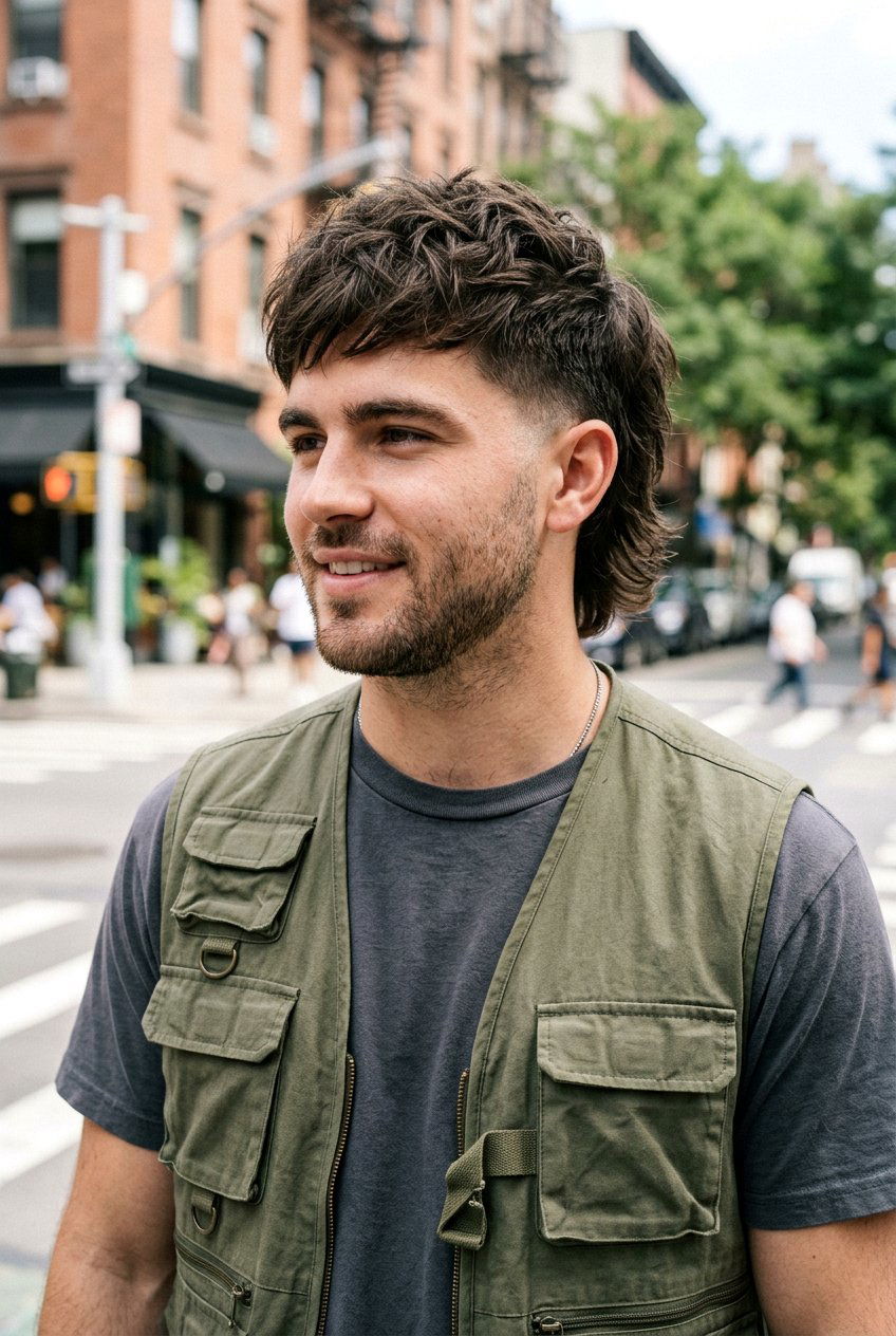 Textured Taper Mullet - 20 taper mullet for thick hair men - 20 taper mullet for thick hair men